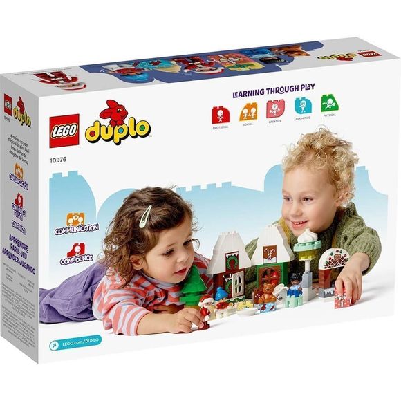 LEGO® DUPLO® Santa's Gingerbread House 50 Piece Building Kit (10976) - Picture 1 of 3